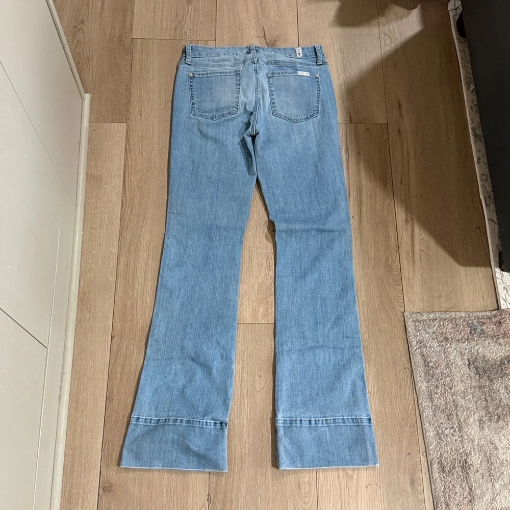 7 For All Mankind | Slim Illusion Dojo Jeans Flare Size 29 - Picture 8 of 9